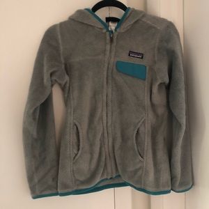 Patagonia Fleece Zip Up With Hood